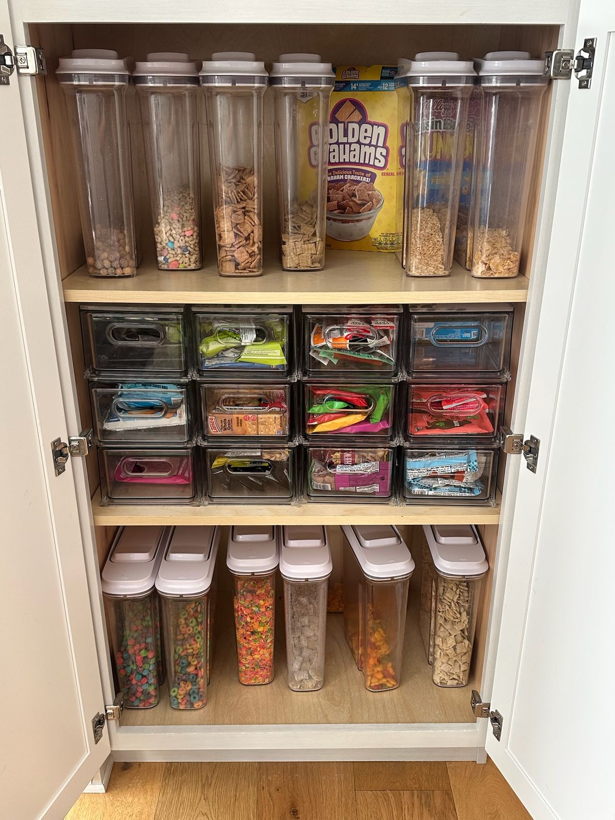 Snack closet, reachable again — before